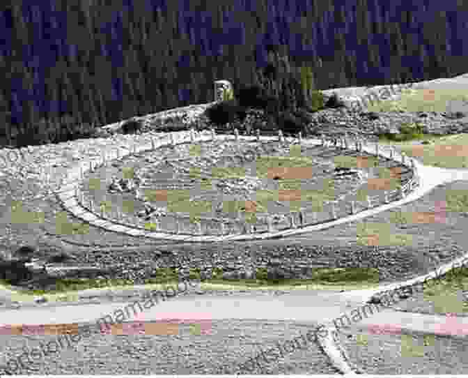 A Medicine Wheel, A Sacred Site For The Blackfeet People, Located In A Meadow Sweet Thunder (Two Medicine Country)