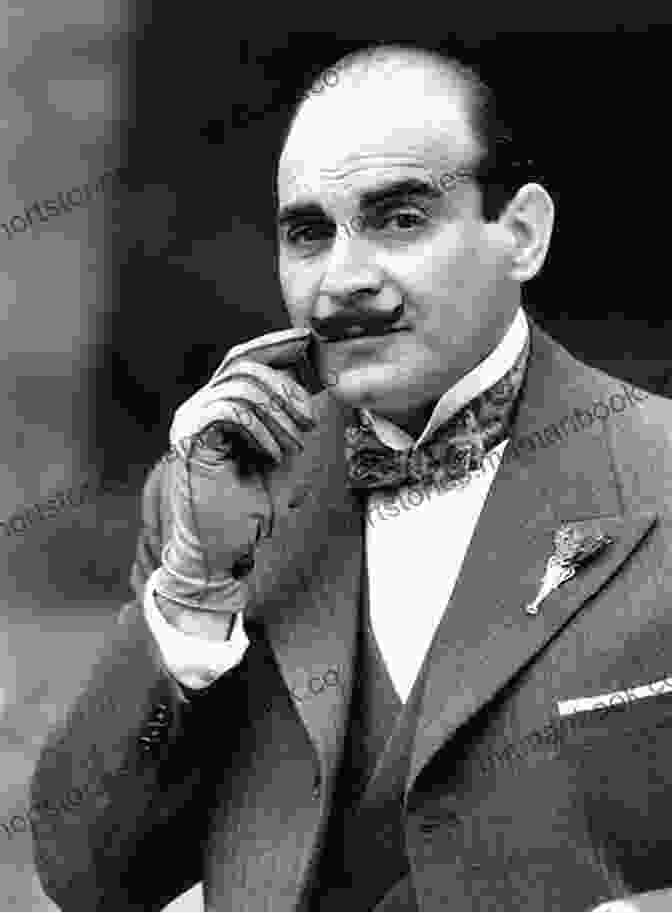 Hercule Poirot In A Pensive Pose, Surrounded By Clues The Alphabet Murders Rodrigue Osirus