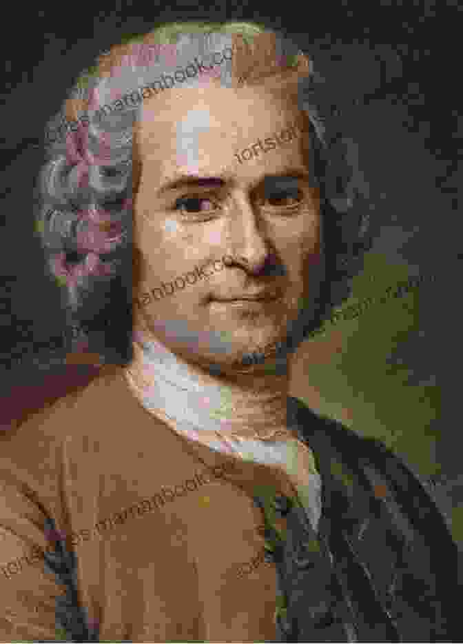 Portrait Of Jean Jacques Rousseau, The Influential Philosopher And Educational Theorist, With A Pensive Expression And Wearing A Powdered Wig. Emile Or On Education Jean Jacques Rousseau